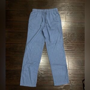 J. Crew Drawstring Light Blue Joggers Size Small Elastic Waist Casual
